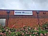 Exterior Logo Sign for AMS Industries of Charlotte - JC Signs 2024