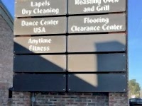 New Lightbox Panels with Routed Copy and LED Illumination for existing Shopping Center Sign at Gold Hill Crossing