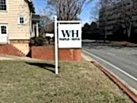 Post and Panel Sign for Waple & Houk of Charlotte
