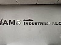 Interior Feature Wall Sign for AMS Industries of Charlotte - JC Signs 2024