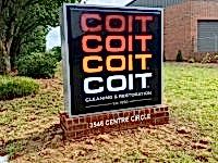 Coit Cleaning Monument Sign