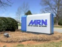 Motor Racing Network of Concord, NC -- New Panels for existing Monument Sign