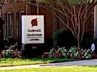 Sumwalt Anderson Law Firm Sign