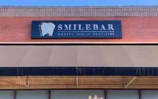 Cabinet Sing with Push Thru Acrylic Letters/Logo