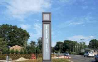 Custom Made Pylon Sign – 1 Element Apartment Homes