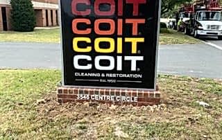 Coit Cleaning Sign
