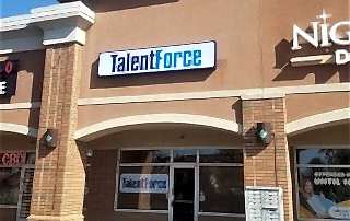 Talent Force Illuminated Box Sign