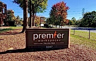 Full Exterior Signage Package for Premier Workspaces of Charlotte