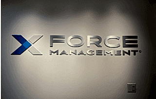 X Force Management of Charlotte - Interior Feature Wall Sign