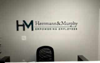 Interior Feature Wall Sign for Herrmann & Murphy of Charlotte