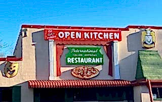 Three New Pan Signs [Open Kitchen, International Rest., Pizza Image] for Open Kitchen Restaurant of Charlotte, NC - by JC Signs