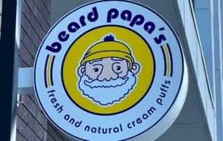Exterior Signage for Beard Papa’s of Charlotte – JC Signs 2022