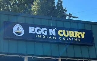 Exterior Wall Sign for Egg N’ Curry Restaurant of Charlotte --- JC Signs 2022