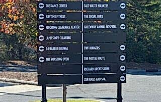 Shopping Area Directory Sign - JC Signs 2022