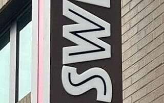 Custom Made Blade Sign for Swirl Cupcake Shop - JC Signs 2022