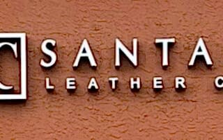 Channel Letter Sign for Santana Leather Care of Charlotte, NC - JC Signs 2023