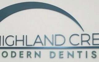 Interior Lobby Sign for Highland Creek Modern Dentristry of Huntersville, NC – JC Signs 2023