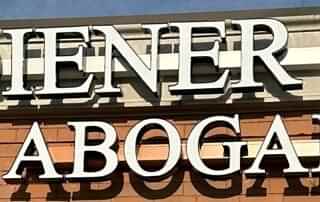 Channel Letter Sign for Diener Law Abogados of Charlotte - JC Signs 2023