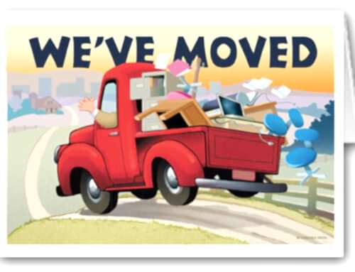 We Have Moved!